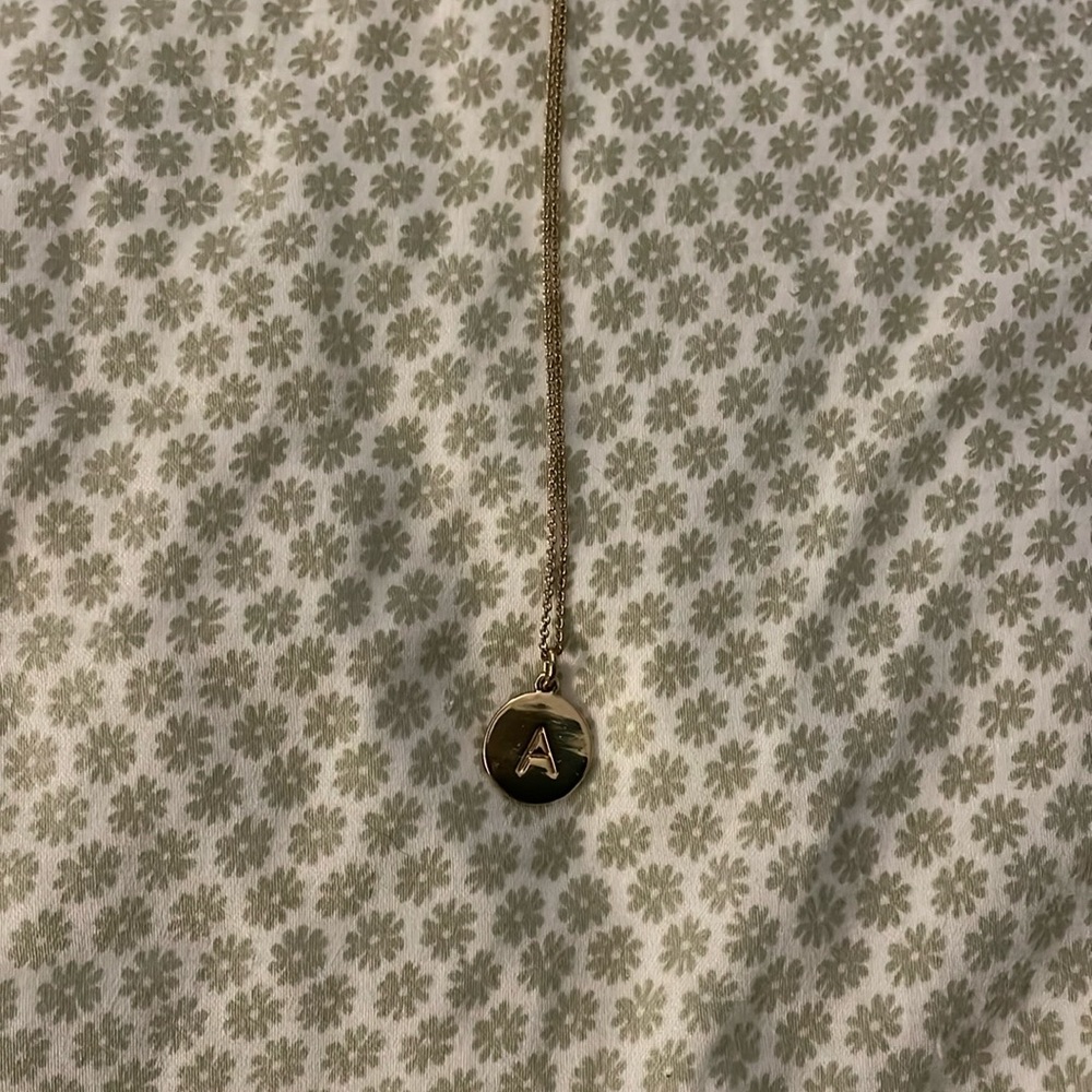 Kate Spade Gold A-Initial Necklace